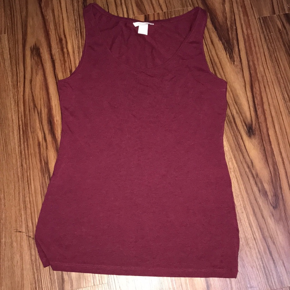 H&M red tank top